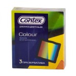 Презервативы, Contex (Контекс) 3 шт цветные