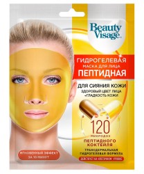 Маска для лица гидрогелевая, Beauty visage (Бьюти визаж) 38 г 1 шт пептидная