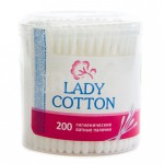 Ватные палочки, Lady Cotton (Леди Коттон) №200 банка